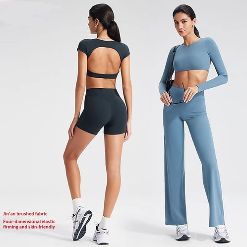 New Backless Solid Breathable T-shirt